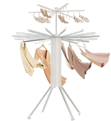 Estante de secado de pie portátil